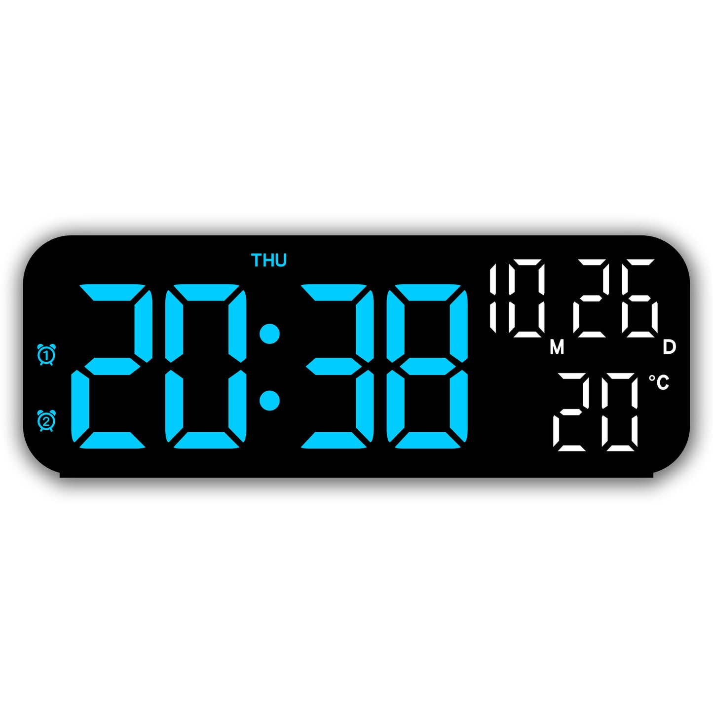 Digitaler Wecker mit Großem Led-Display und Wetterfunktion Brehn