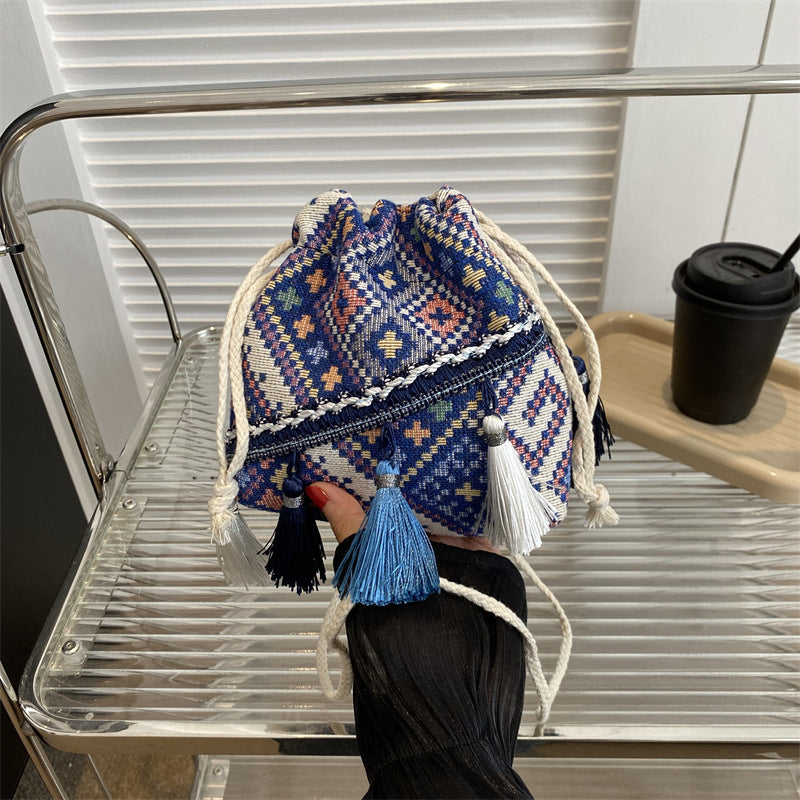 Bohemian Kordelzug Tote Bag