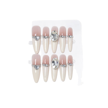 Elegante Stiletto Druck-Nagelkunst Brehn