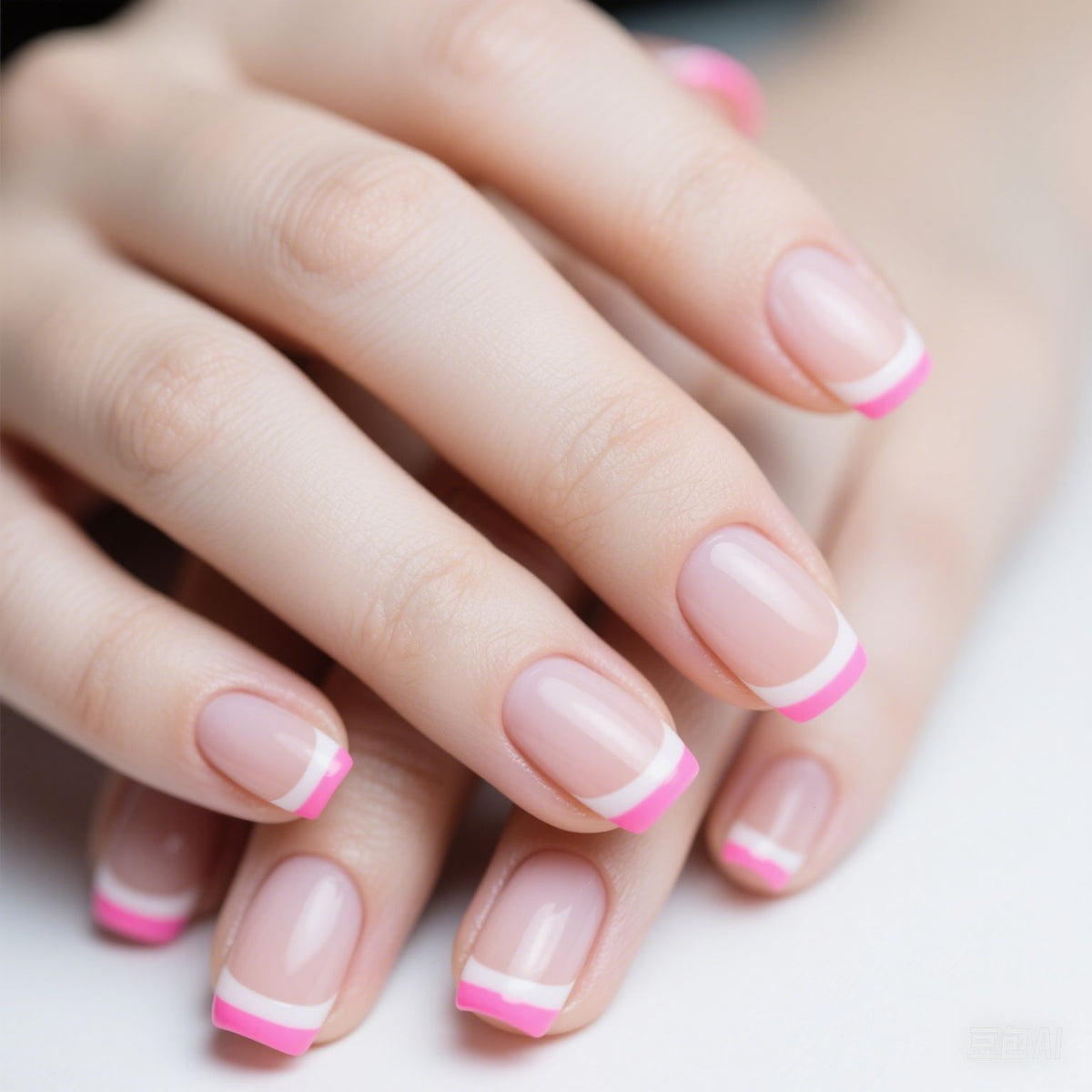 Elegante französische Spitzen-Acryl-Nagelverstärkungen Brehn 1789915301