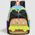 Lustiger gemusterter Rucksack
