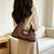 Stylische Wildleder-Schultertasche Brehn