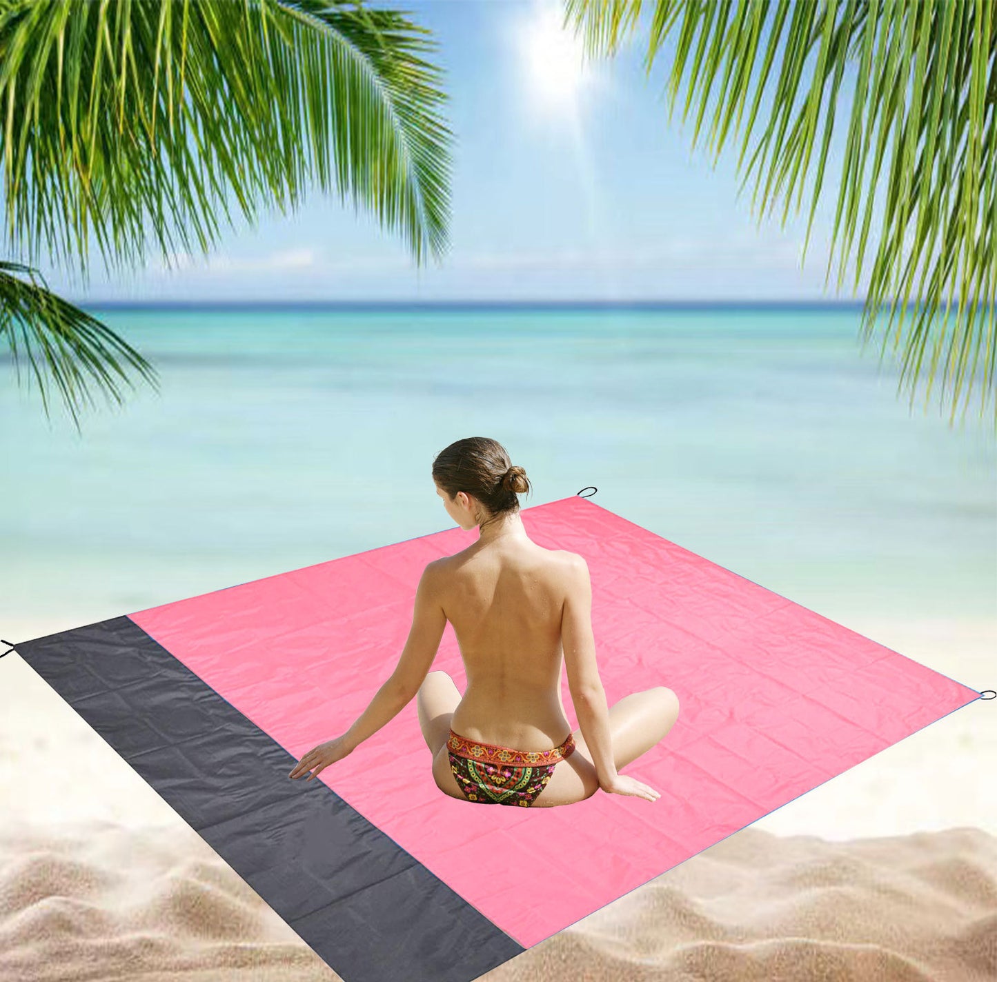 WoOutdoor Wasserfeste Stranddecke Brehn