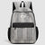 Geometrisch gemusterter Schulrucksack