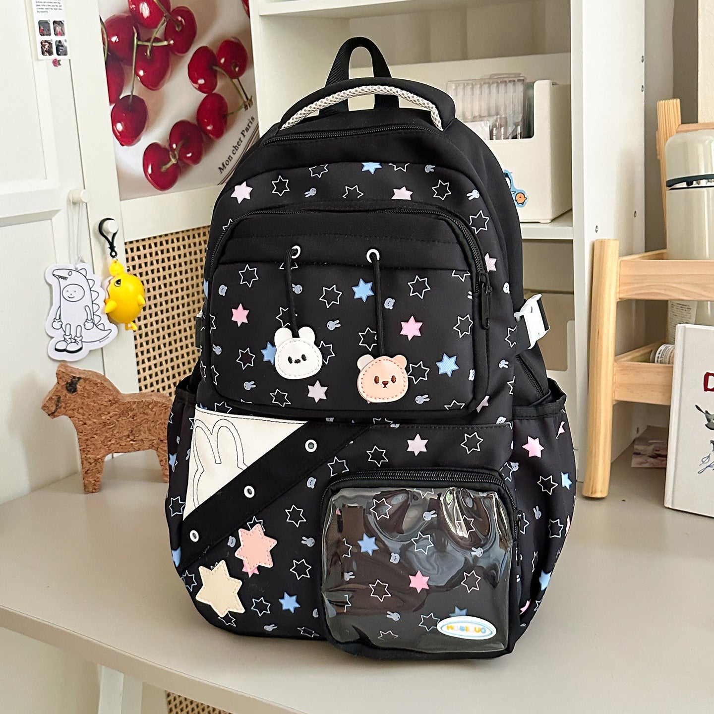 Kinder Spaß Charakter Design Multi-Taschen Schulranzen