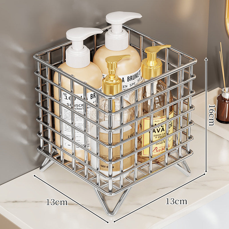 Metallgitter-Theken-Dispenser-Caddy mit erhöhten Drahtbeinen