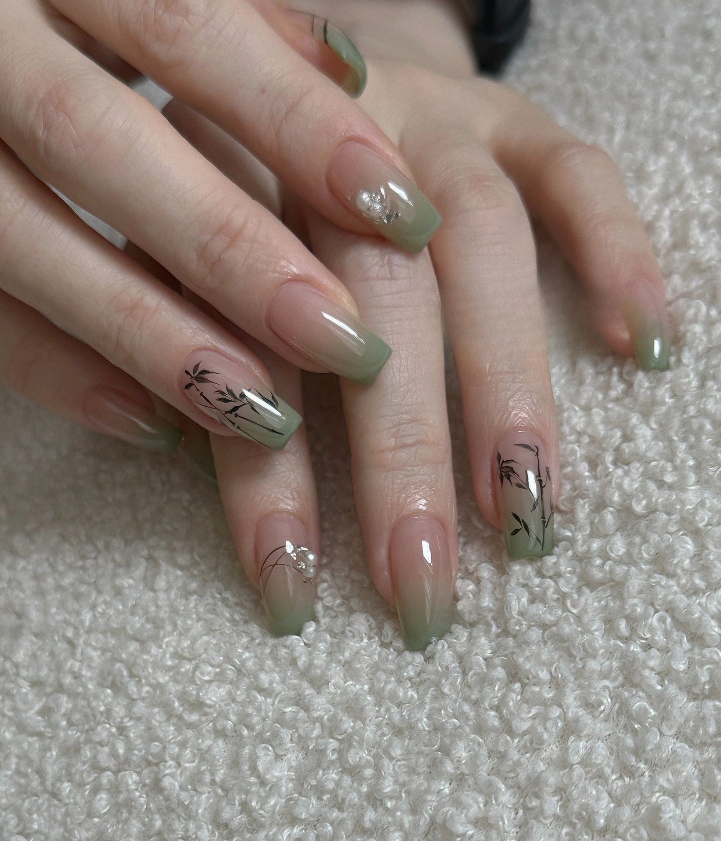 Glitter Ombre Press-On Nägel Brehn