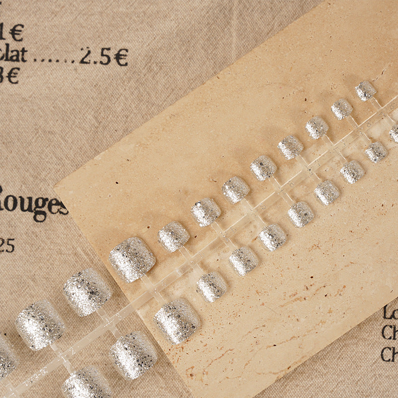 Premium Glitzer Presse-on Nagel Set Brehn