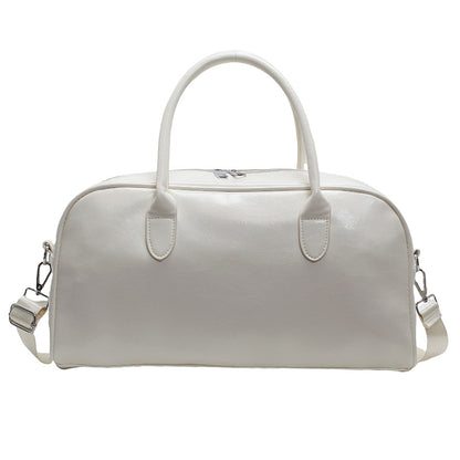 Elegante Leder Übernachtungs-Duffle Bag Brehn
