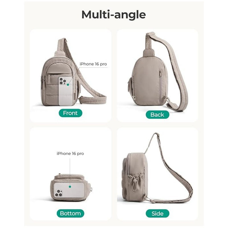 Modulare Crossbody-Tasche mit Praktischen Fächern Brehn