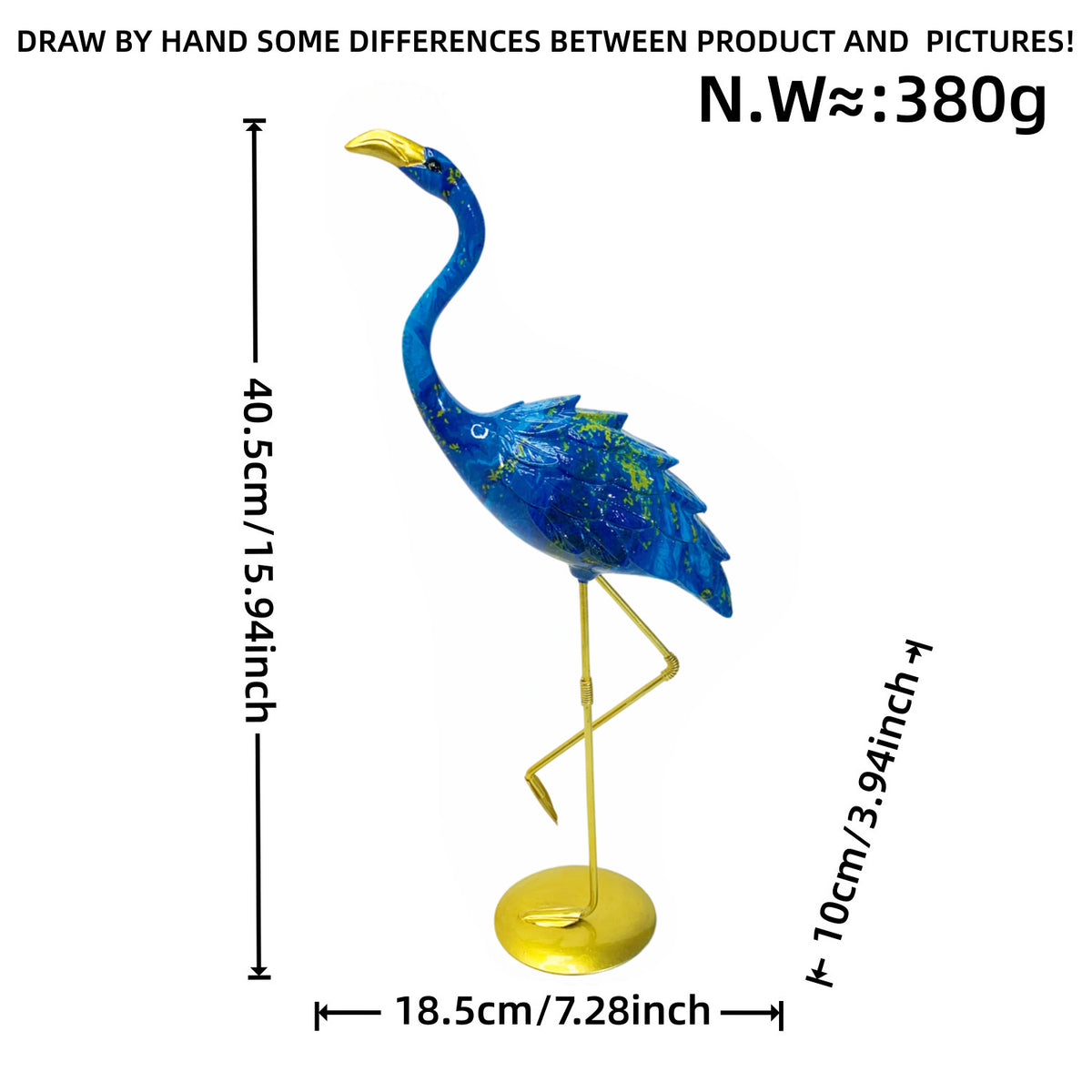 Dekorative Flamingo Skulptur Brehn