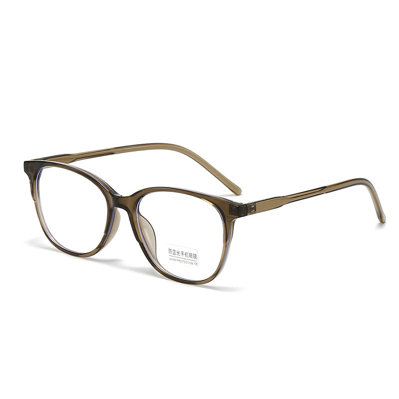 Damen modische und komfortable Brille mit klarem Rahmen Brehn