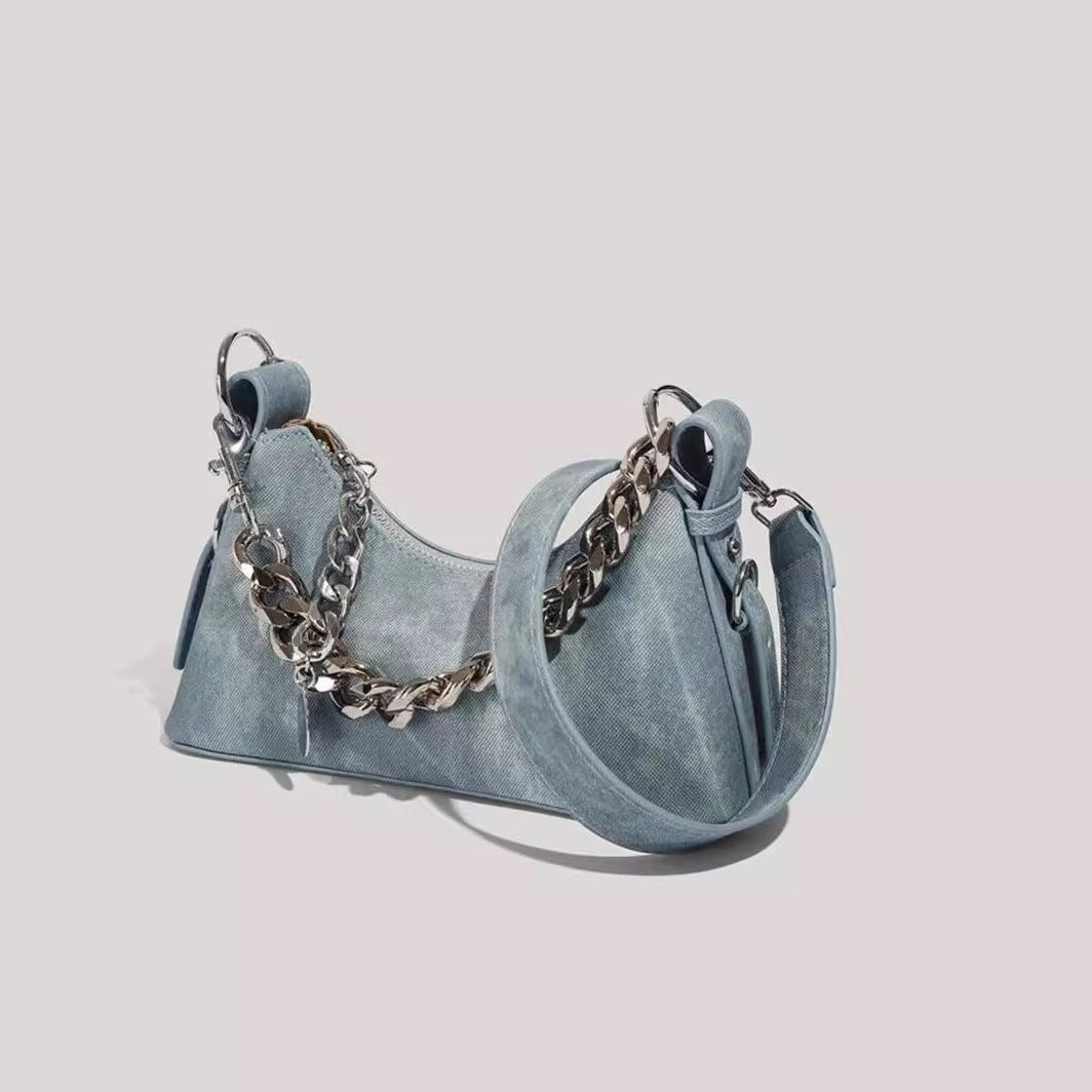 Stylische Ketten-Detail-Handtasche Brehn