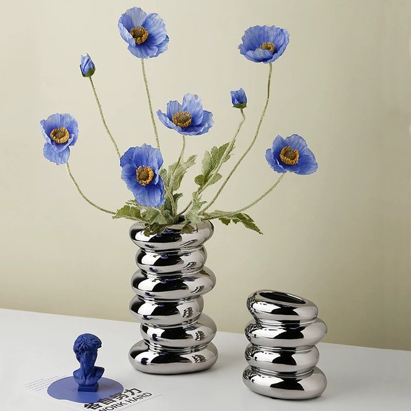 Künstlerische Spiral Keramikvase