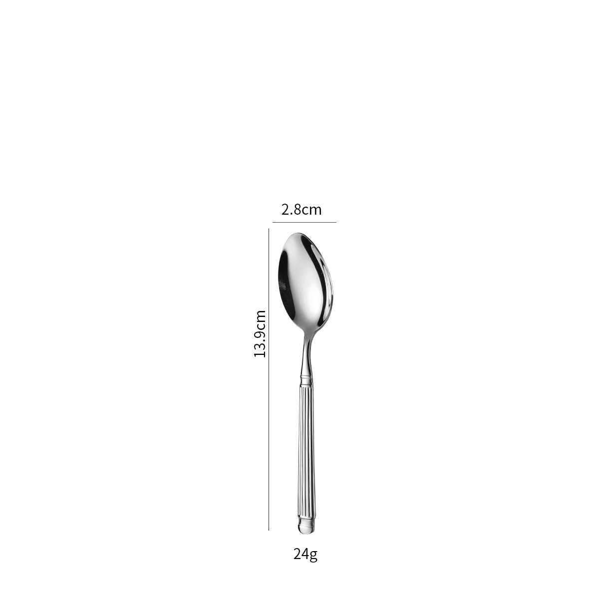 Eleganter Dessertlöffel mit Exklusivem Oberflächendesign Brehn