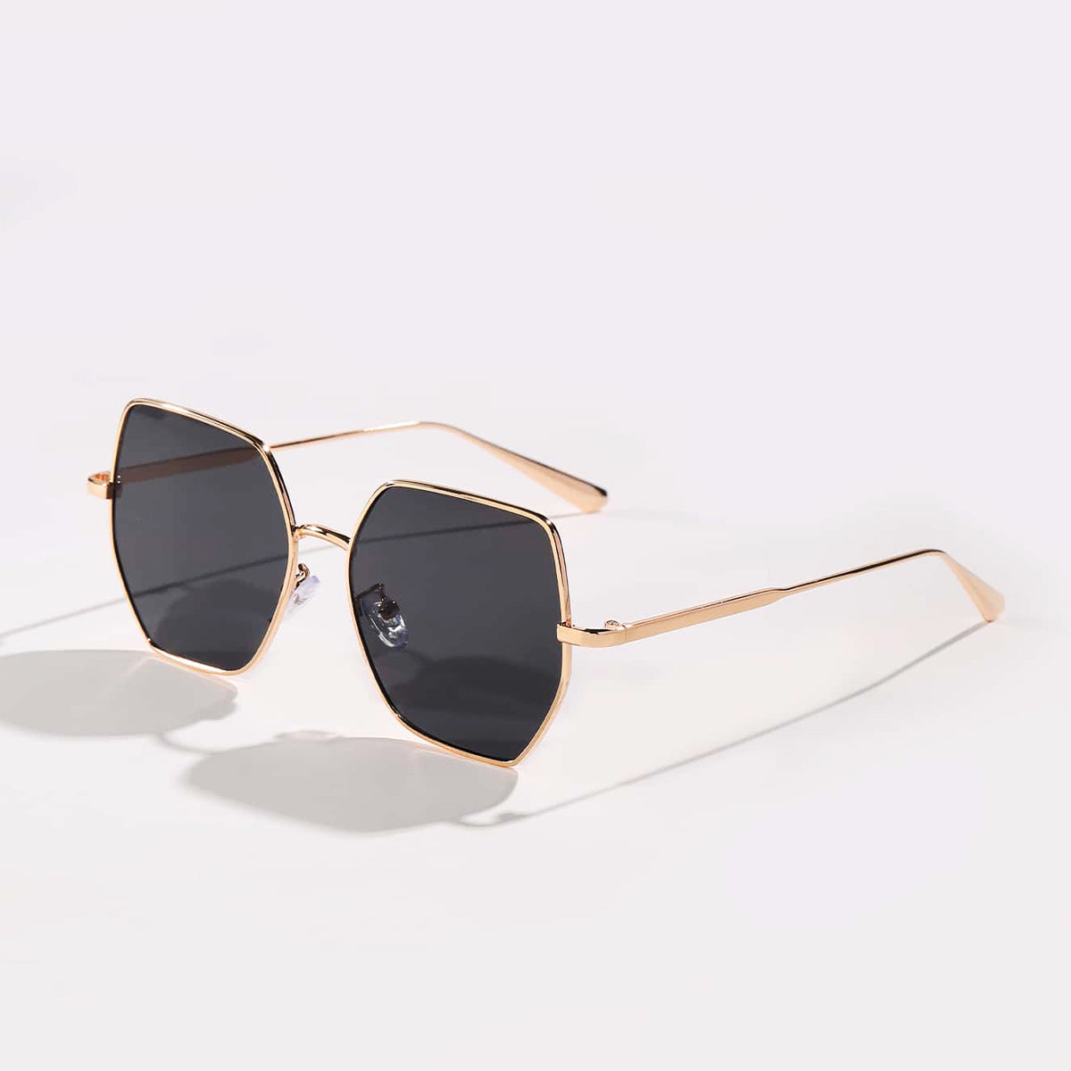 Damen modische hexagonale Sonnenbrille mit UV-Schutz Brehn