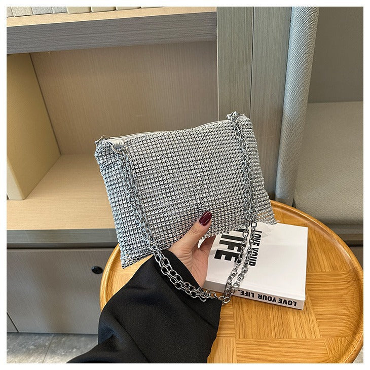 Elegante Perlenbesetzte Abend-Clutch