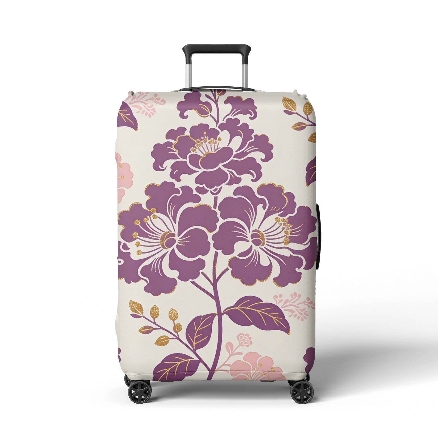 Damen Kofferschutz mit eleganten Blumenmuster Brehn