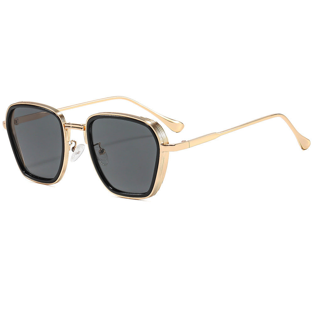 Damen Designer-Sonnenbrille im modernen quadratischen Rahmen Brehn