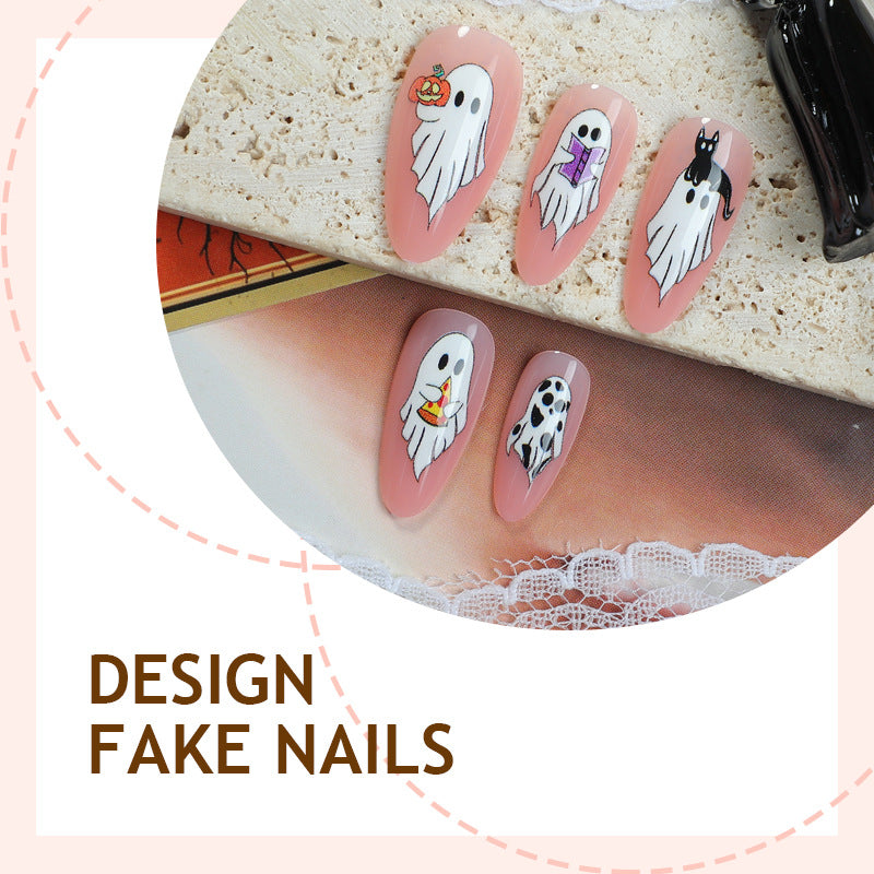 Kreatives Nagelkunstset mit Halloween-Themen Brehn