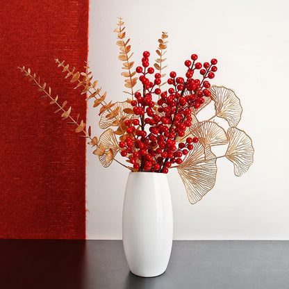 Dekoratives Goldenes Münz-Zweig Arrangement