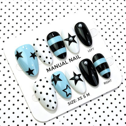 Sternen Design Press-On Nagelkunst Set
