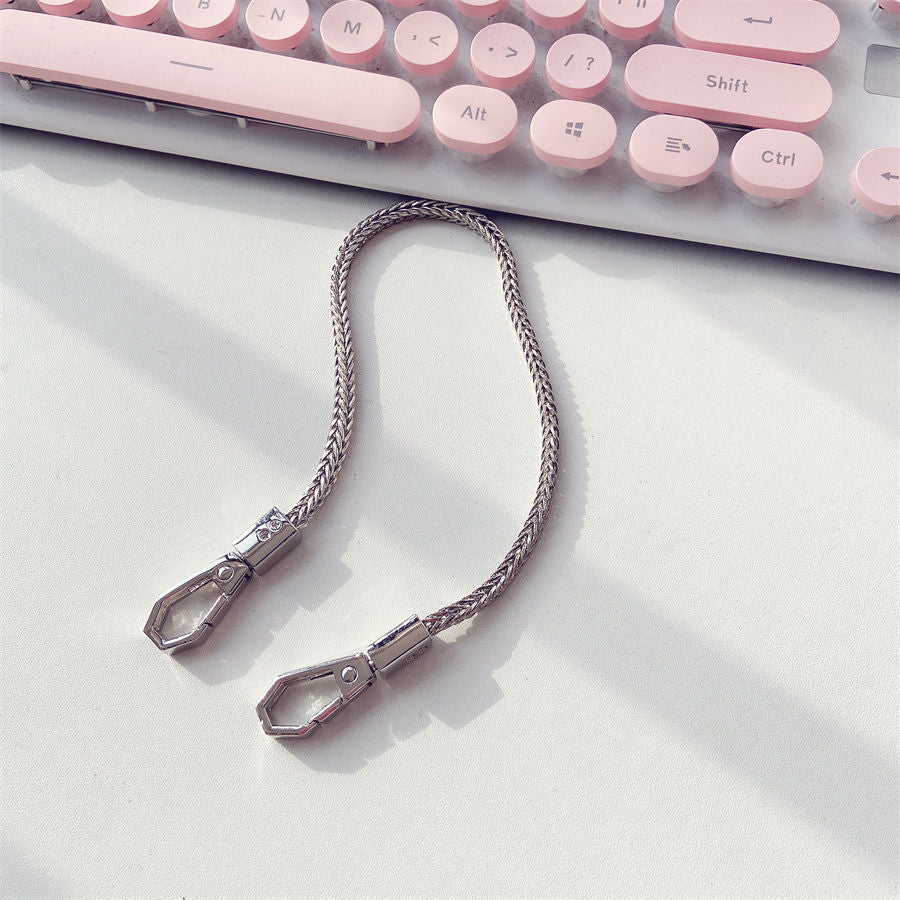 Stylischer geflochtener Schlüsselanhänger Halter Brehn