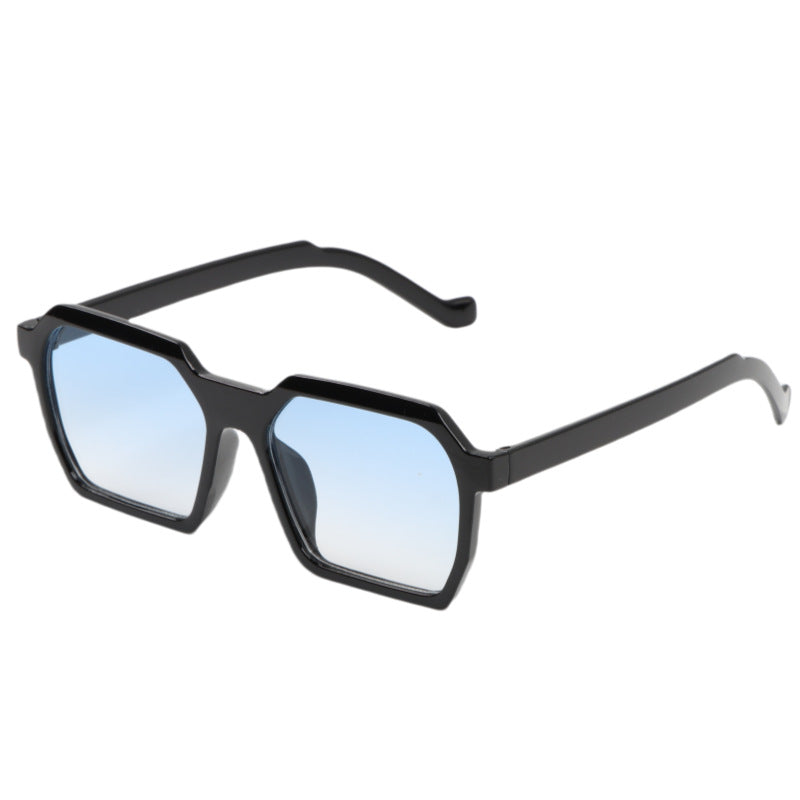 Damen Modische hexagonale Sonnenbrille mit sanften Farbverlauf Brehn