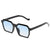 Damen Modische hexagonale Sonnenbrille mit sanften Farbverlauf Brehn