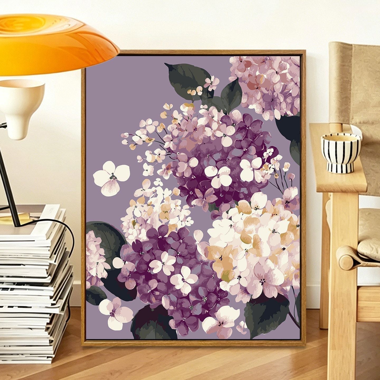 Floral Art Leinwanddruck Brehn
