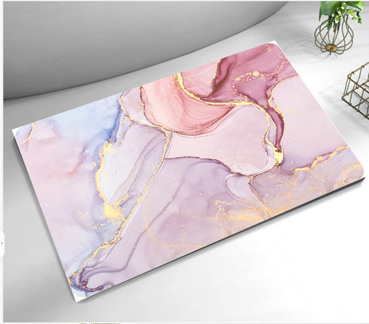 Luxuriöse abstrakte Design-Badezimmermatte Brehn