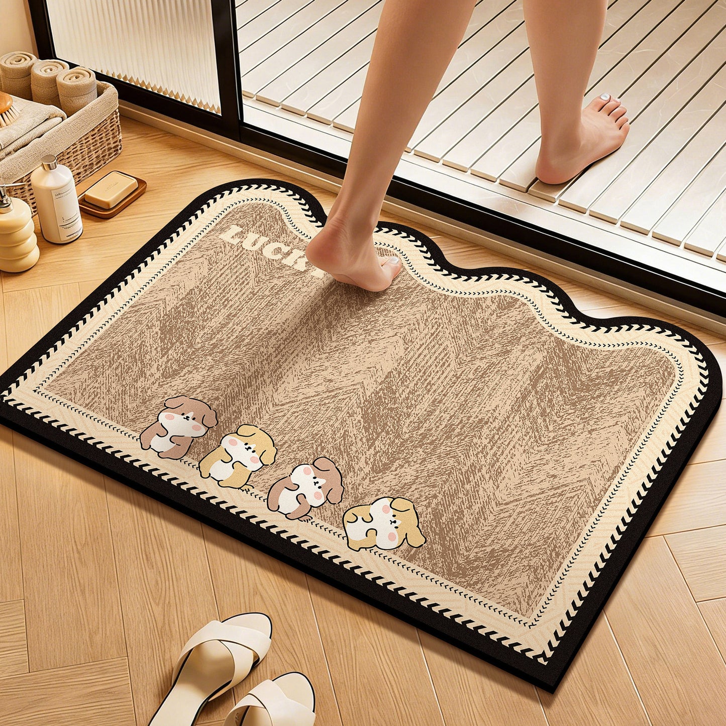 Weicher Memory-Schaum-Badematte Brehn