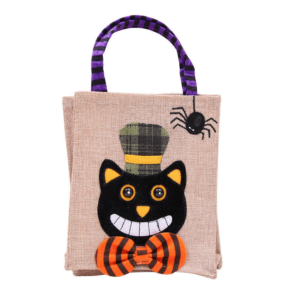 Halloween Tragetasche mit Hexenmotiv
