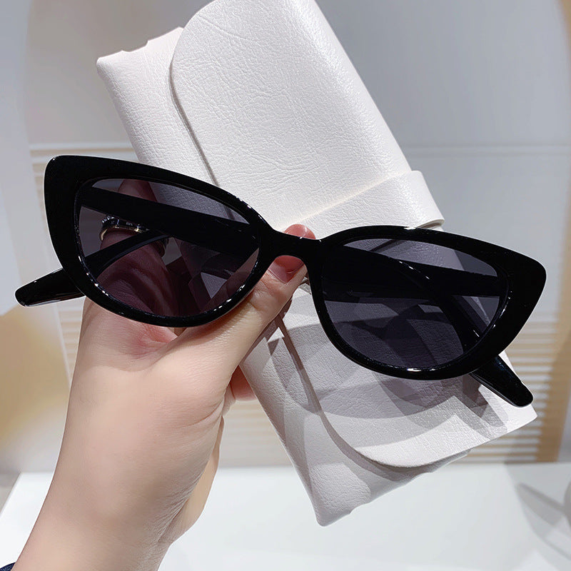 Damen Cat-Eye Sonnenbrille mit elegantem, rahmenlosem Design Brehn