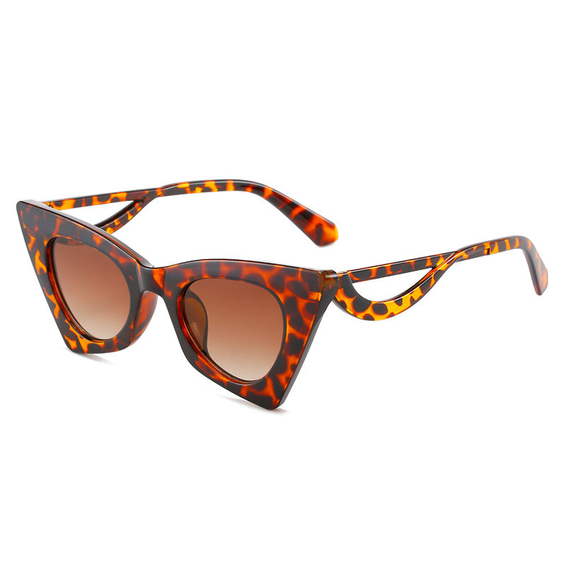 Damen Cat-Eye Sonnenbrille mit eleganten Design-Elementen Brehn