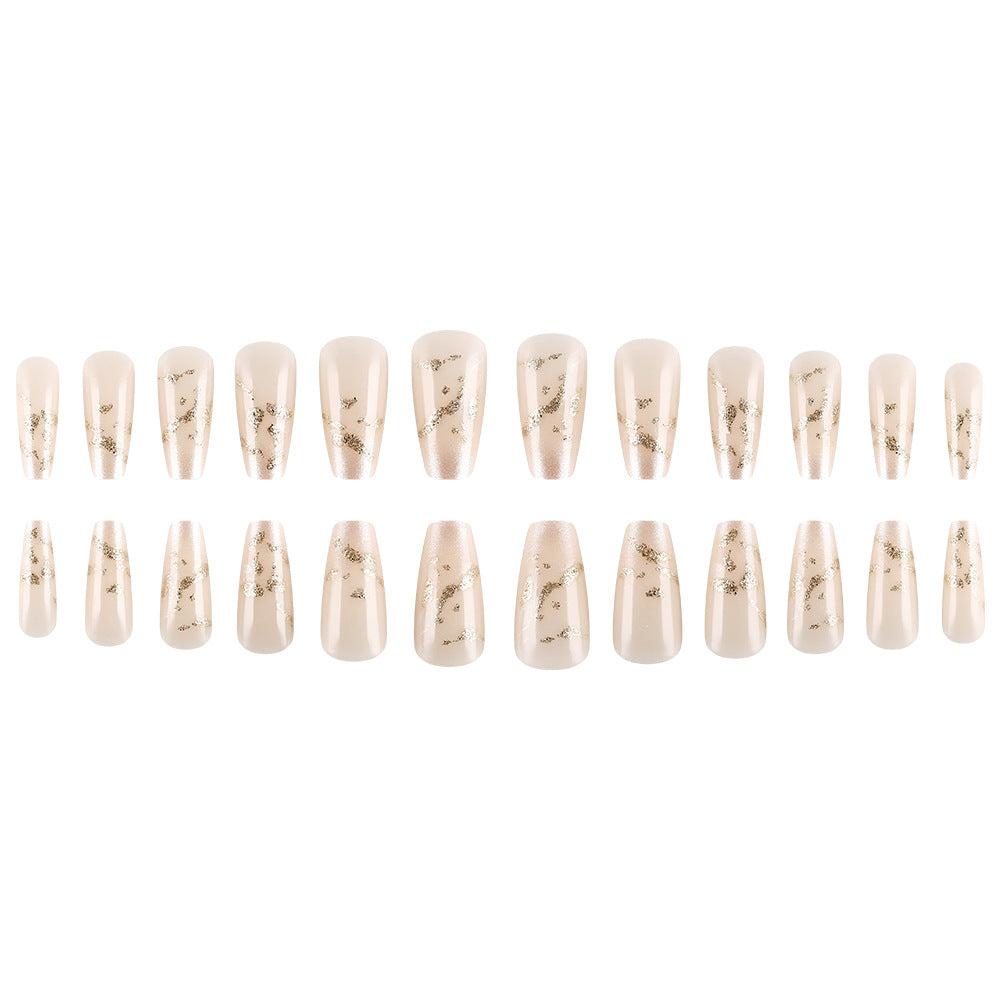 Glitzernde Eleganz Press-On Nagelset Brehn