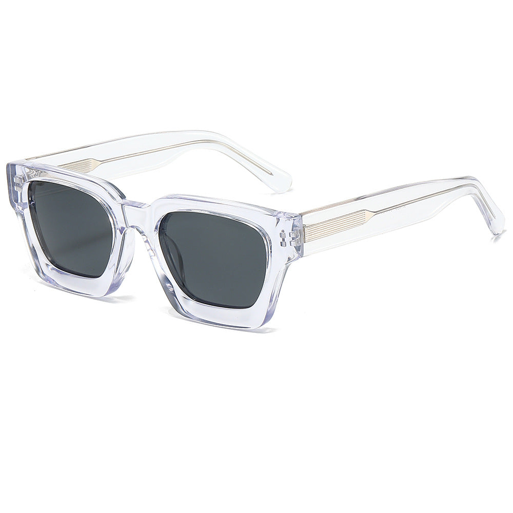 Damen designer Sonnenbrille mit modernem, quadratischem Rahmen und UV-Schutz Brehn