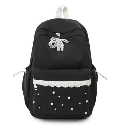 Dekorative Perlen-Besetzte Rucksack Brehn