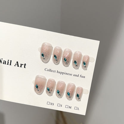 Glamouröses Press-On Nagelkunst Set