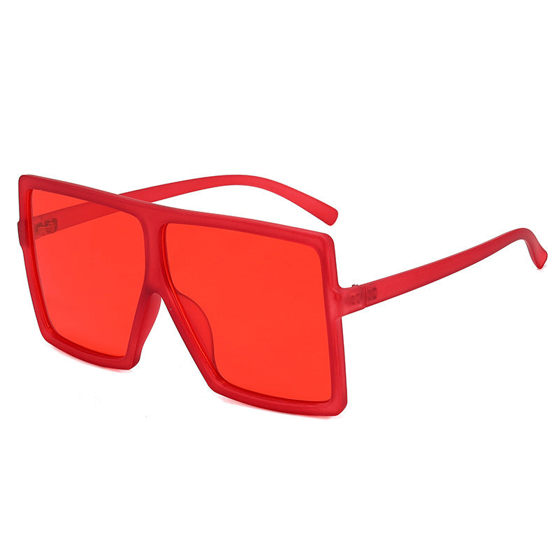 Damen Oversized Sonnenbrille im modischen geometrischen Design Brehn