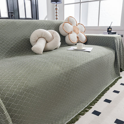Gemütliche Sofawurfdecke