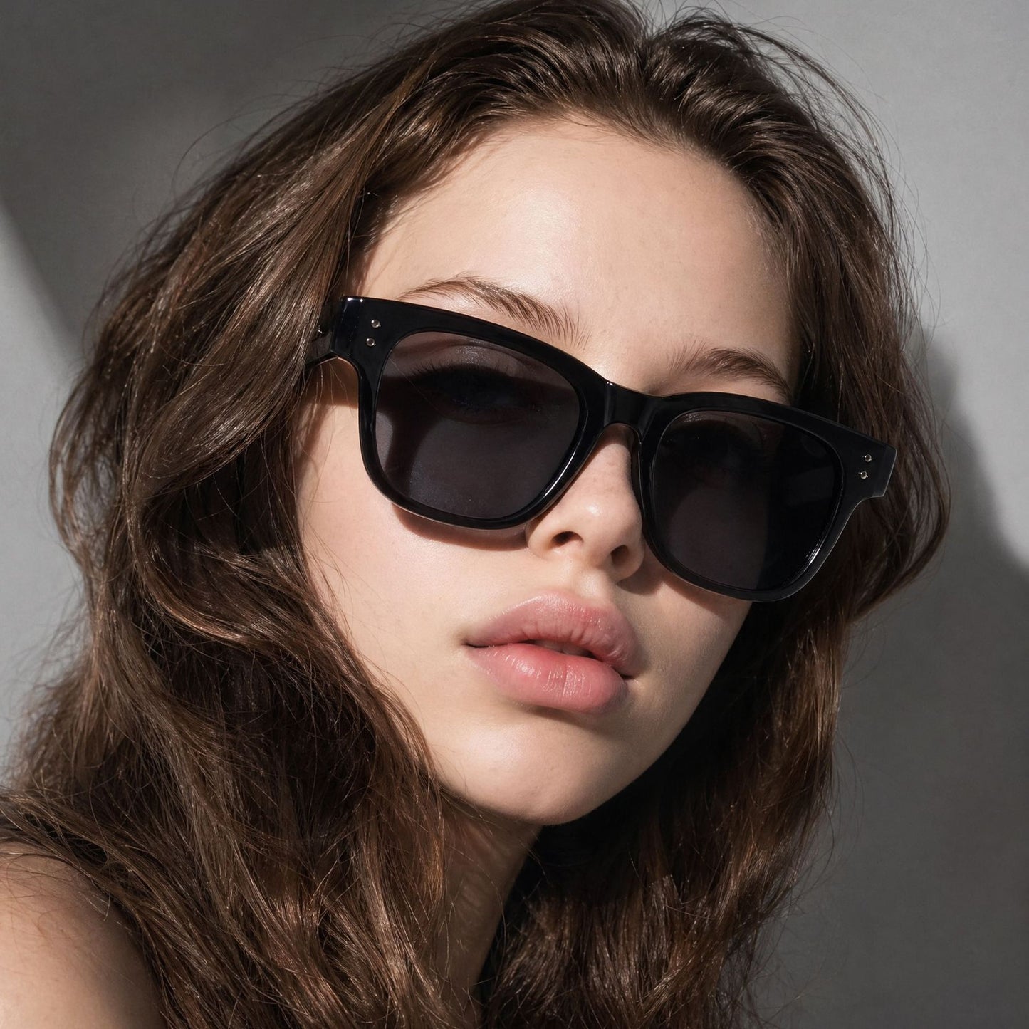 Damen quadratische Sonnenbrille mit komfortablem Sitz und stilvollem Design Brehn