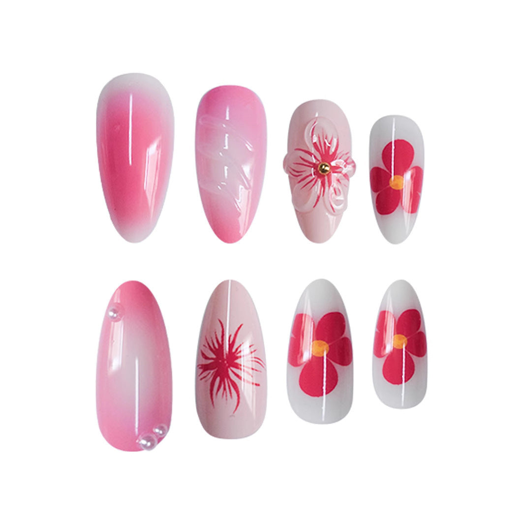 Blumenakzent-Nagelkunst Brehn