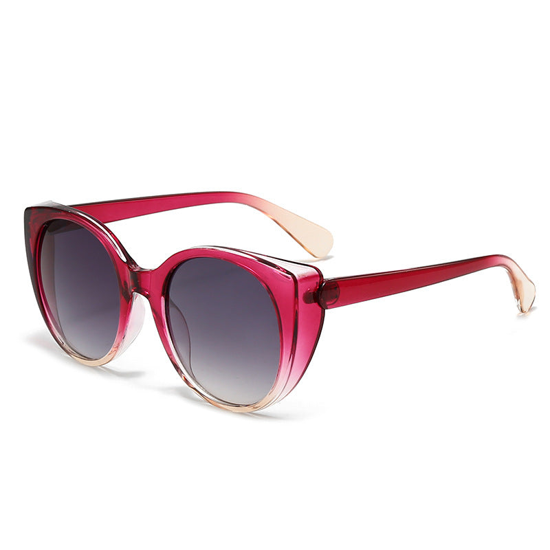 Damen Cat-Eye Sonnenbrille mit hochwertigem Kunststoffrahmen und schützenden Gläsern Brehn