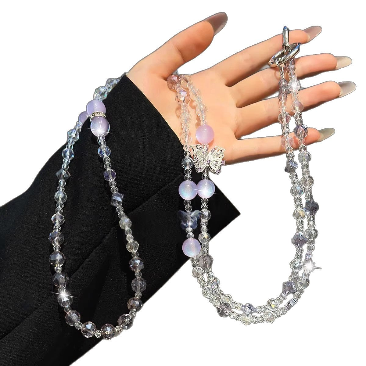 Elegante Perlen-Handyband Brehn