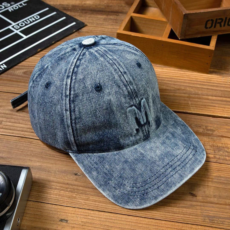 Herren beschädigte Jeans Baseballkappe Brehn