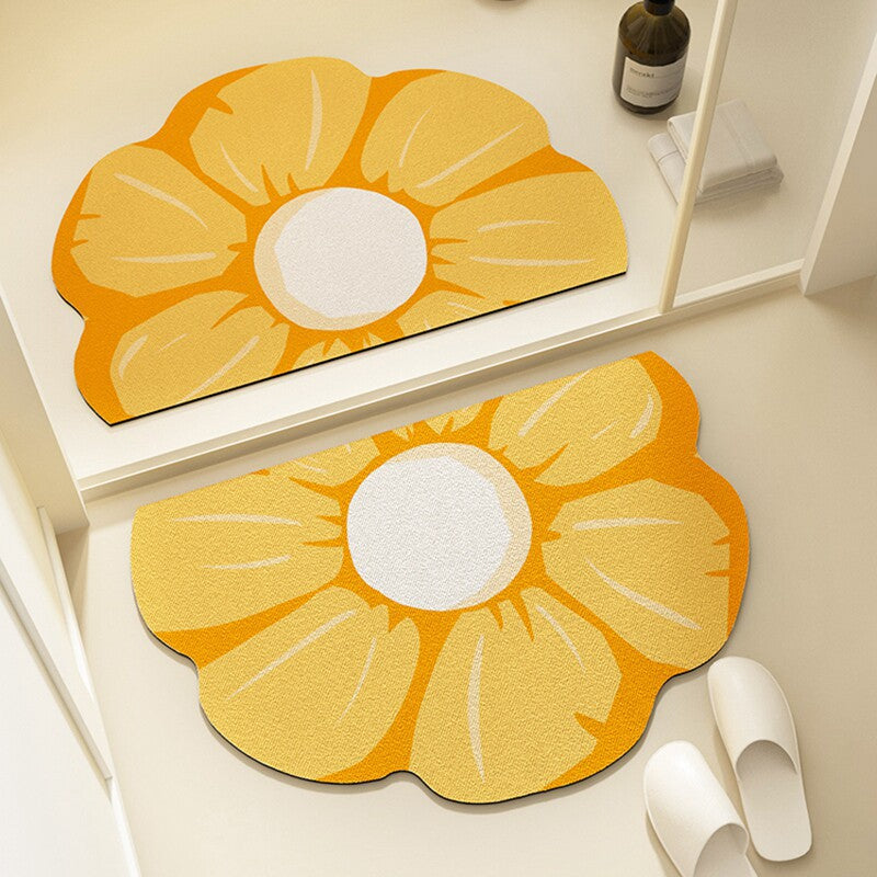 Floral Pattern Badmatte Brehn