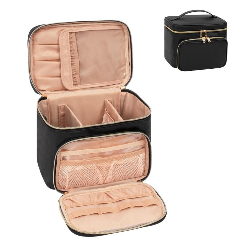 Kosmetik-Organizer Tasche mit Mehrfachen Fächern und Isolierendem Innenraum Brehn