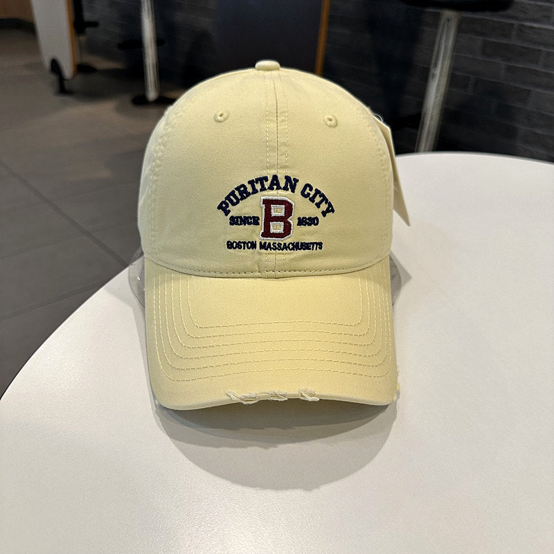 Herren Vintage-inspirierte bestickte Baseballmütze Brehn