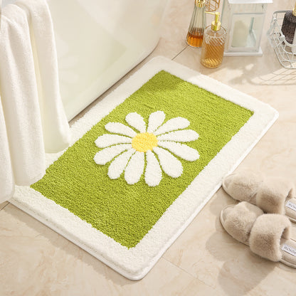 Floral gemusterte plüsch Badevorleger Brehn
